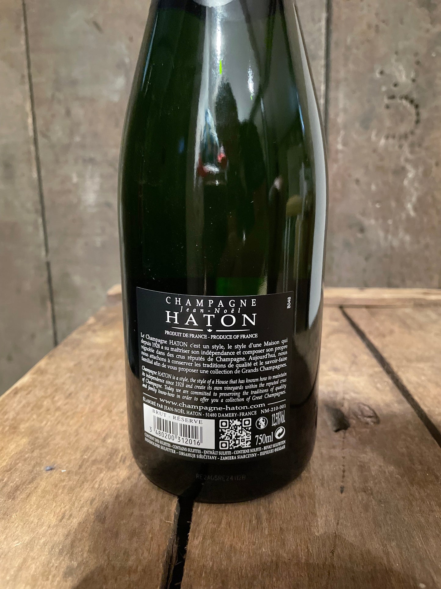 Champagne Jean Noël Haton - Réserve - 50cL - Carton de 6