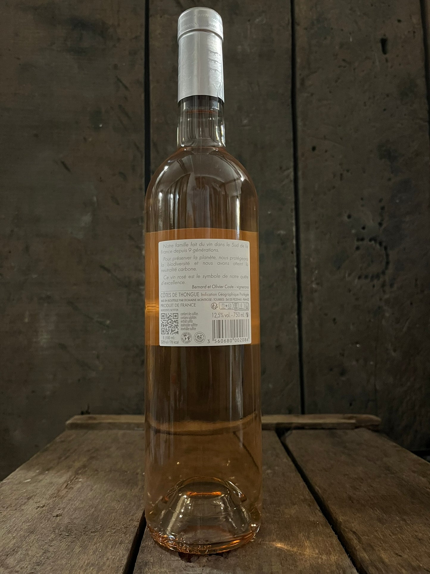 IGP Côtes de Thongue Rosé - 2024 - carton de 6