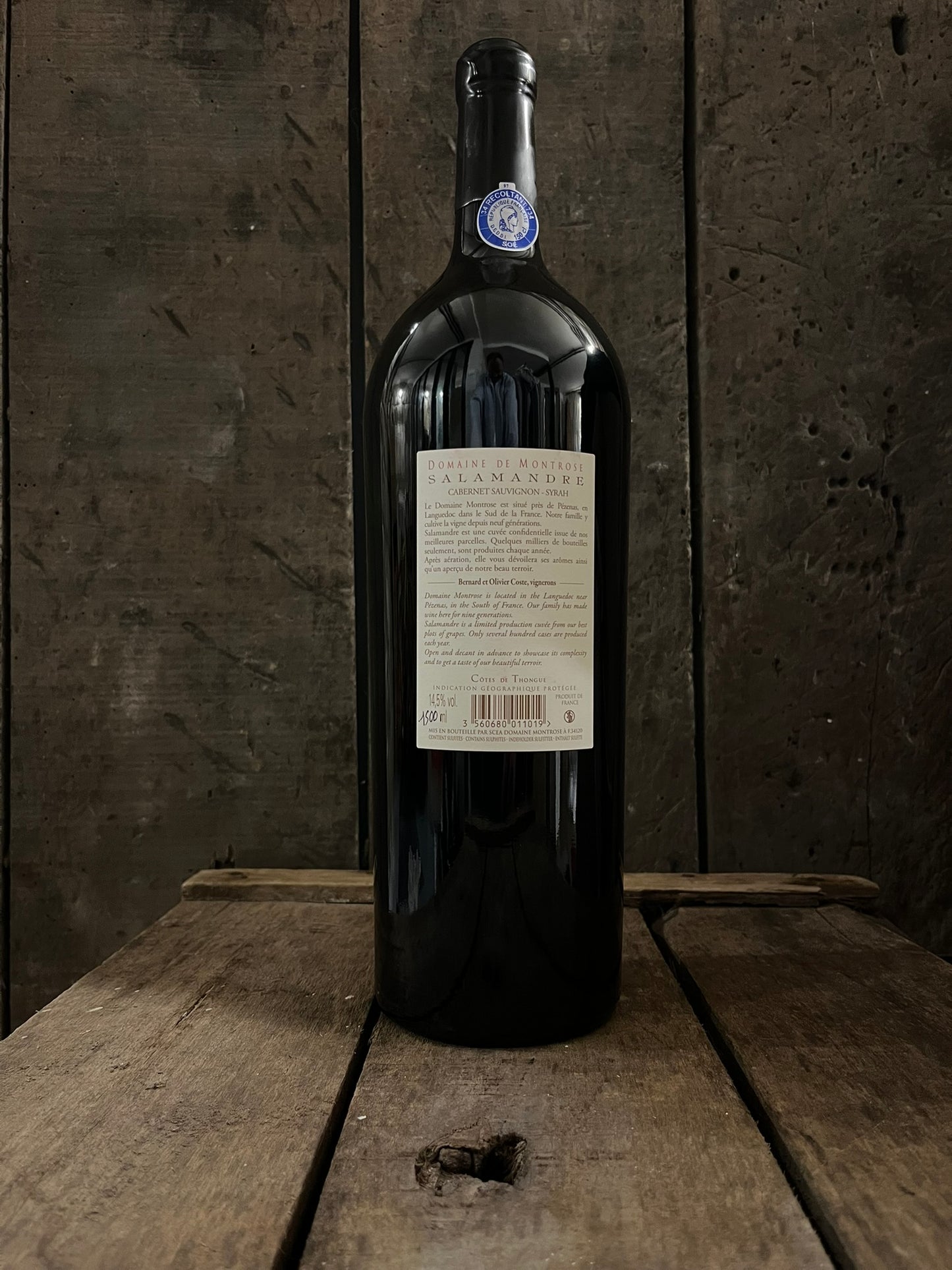IGP Côtes de Thongue Rouge - Salamandre - 2022 - Magnum