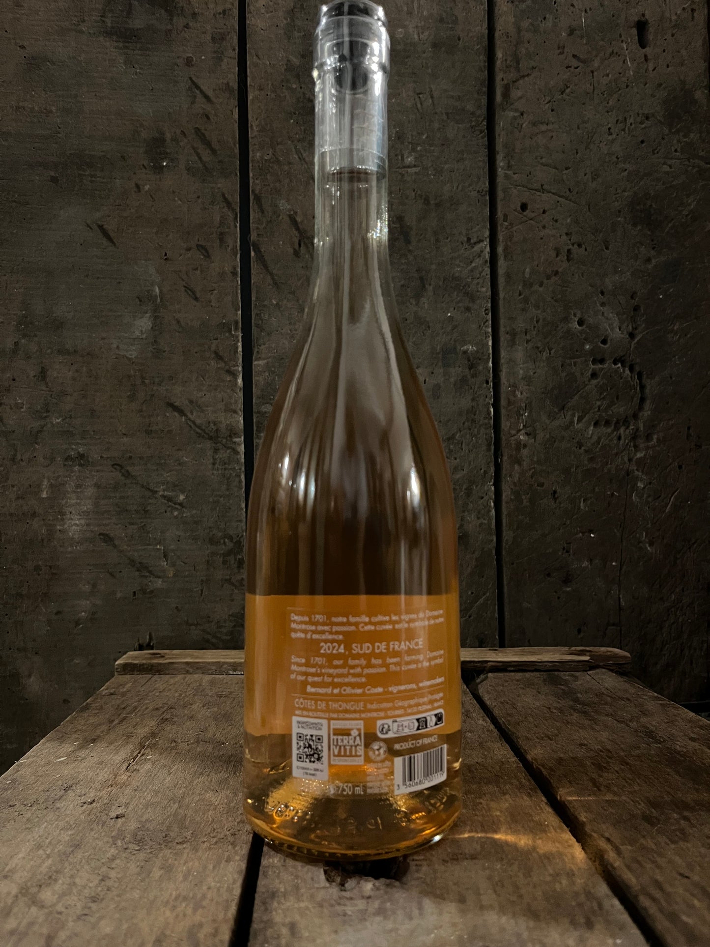 IGP Côtes de Thongue Rosé - Domaine Montrose Prestige - 2024 - carton de 6 (Copie)