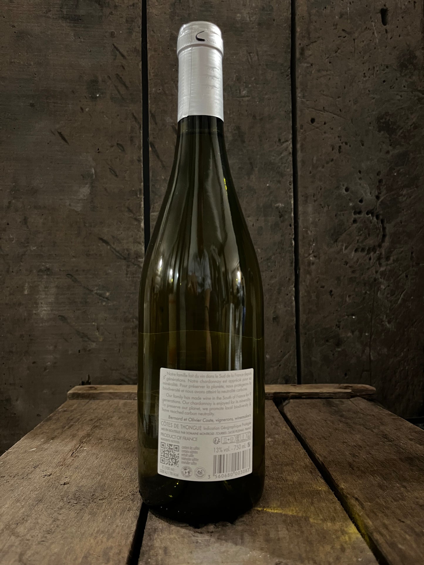 IGP Côtes de Thongue- Montrose Chardonnay - Blanc - 2024 - carton de 6