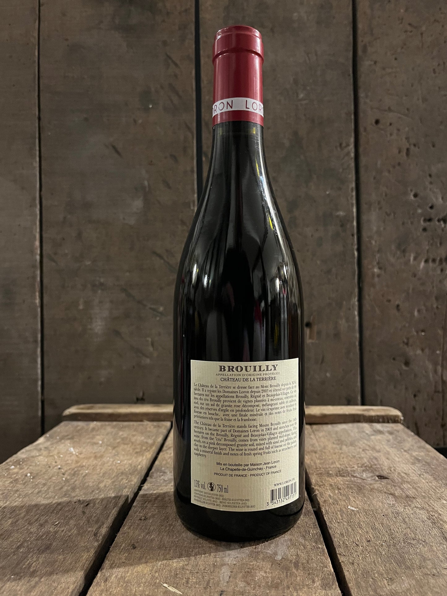 Brouilly 2023 - Château de la Terrière - carton de 6