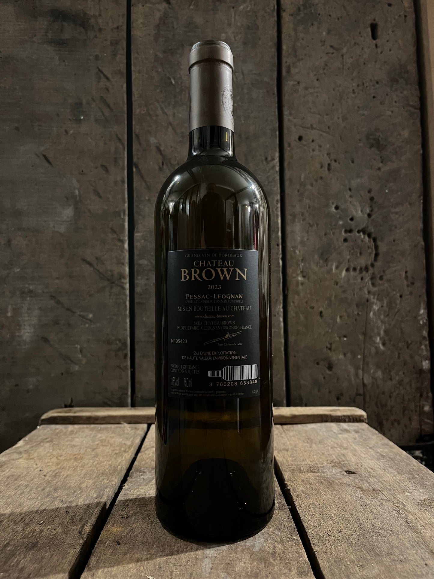Château Brown blanc 2023 - Pessac Leognan - carton de 6