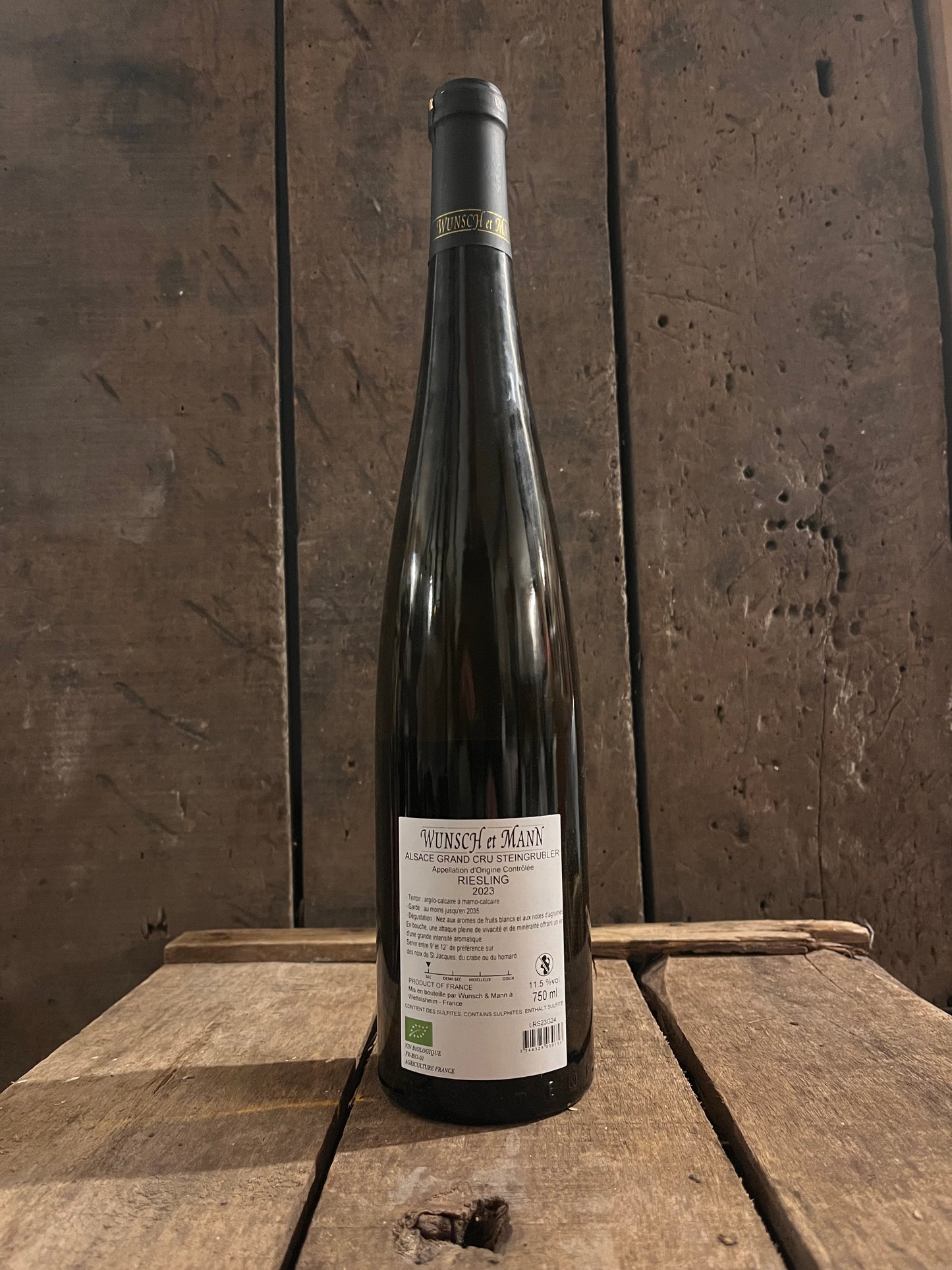 Grand Cru Riesling 2023 Bio - Steingrubler - carton de 6