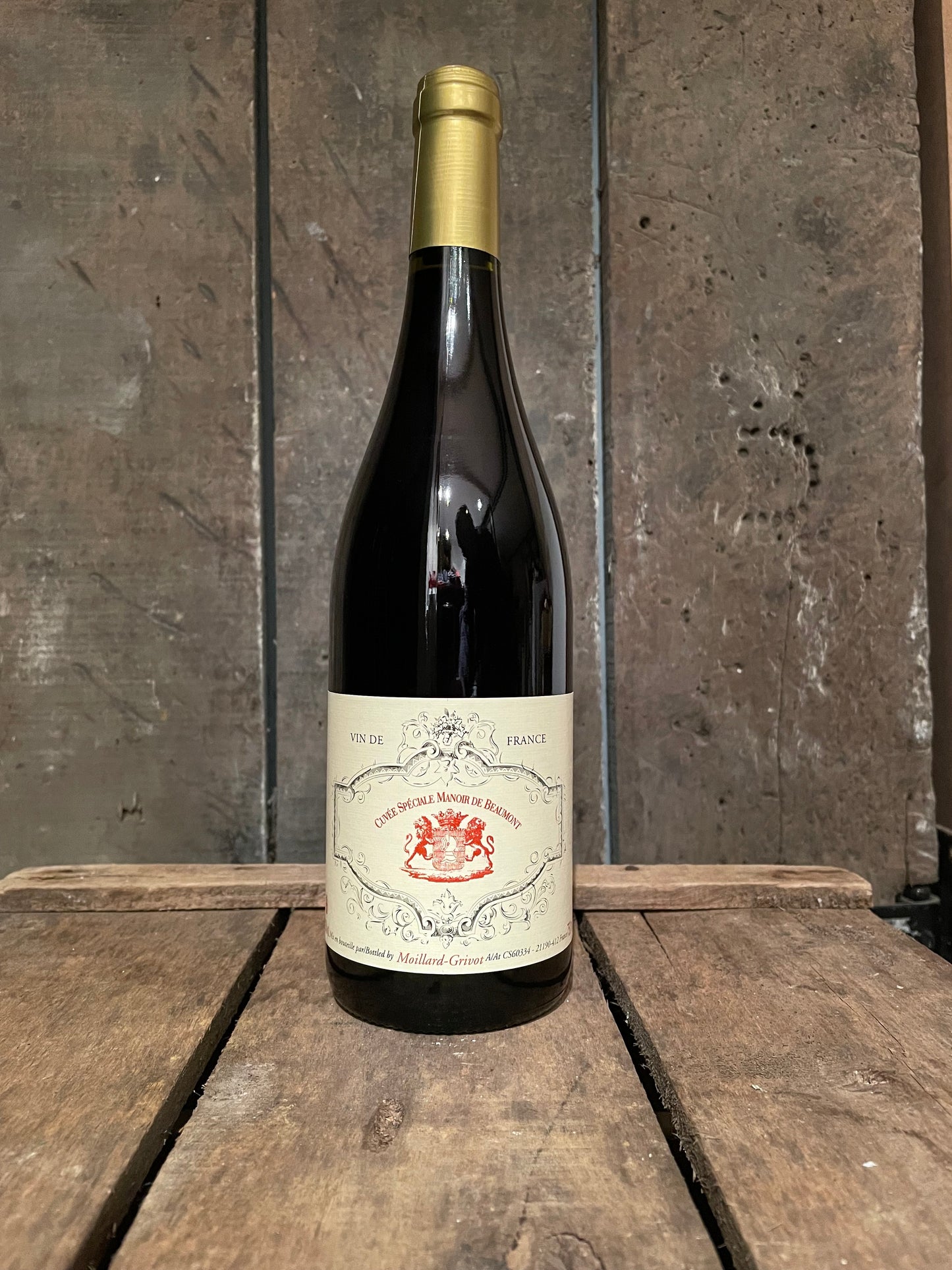 Vin de France rouge - Cuvée Spéciale Manoir de Beaumont - Moillard Grivot - carton de 6