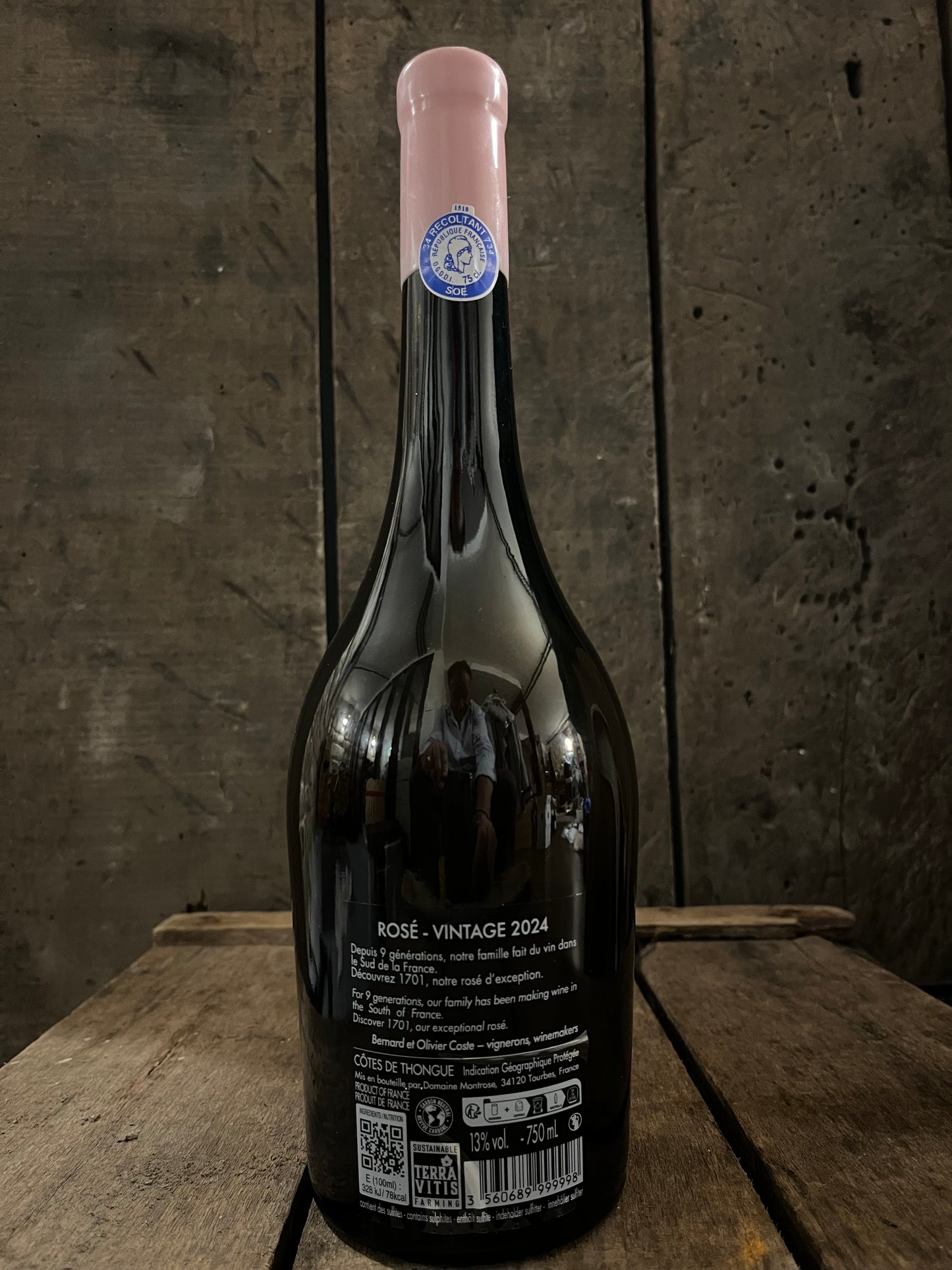 IGP Côtes de Thongue Rosé - Domaine Montrose 1701 - 2024 - carton de 6