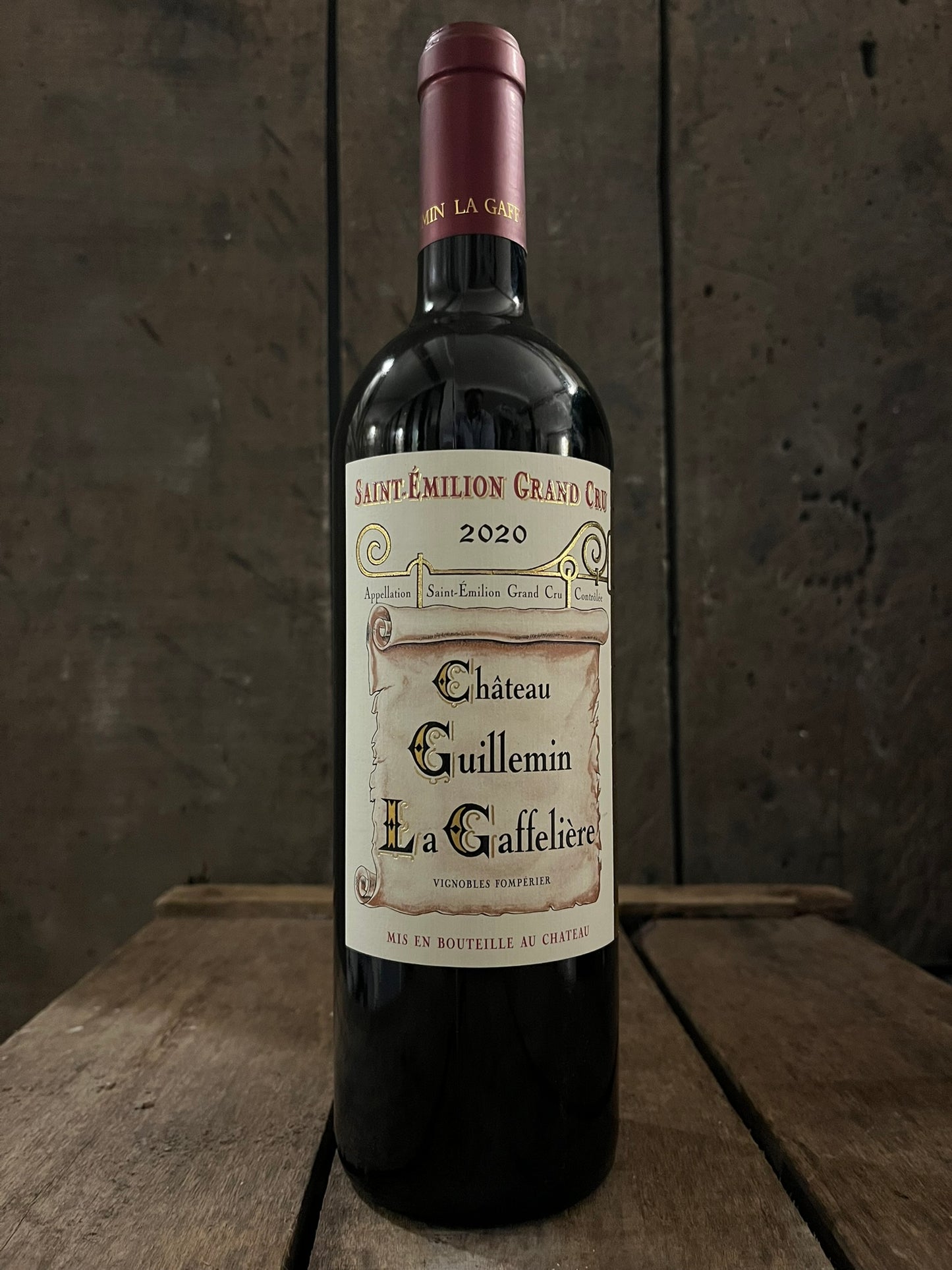 Château Guillemin La Gaffelière rouge 2020 - Saint Emilion Grand Cru - carton de 6