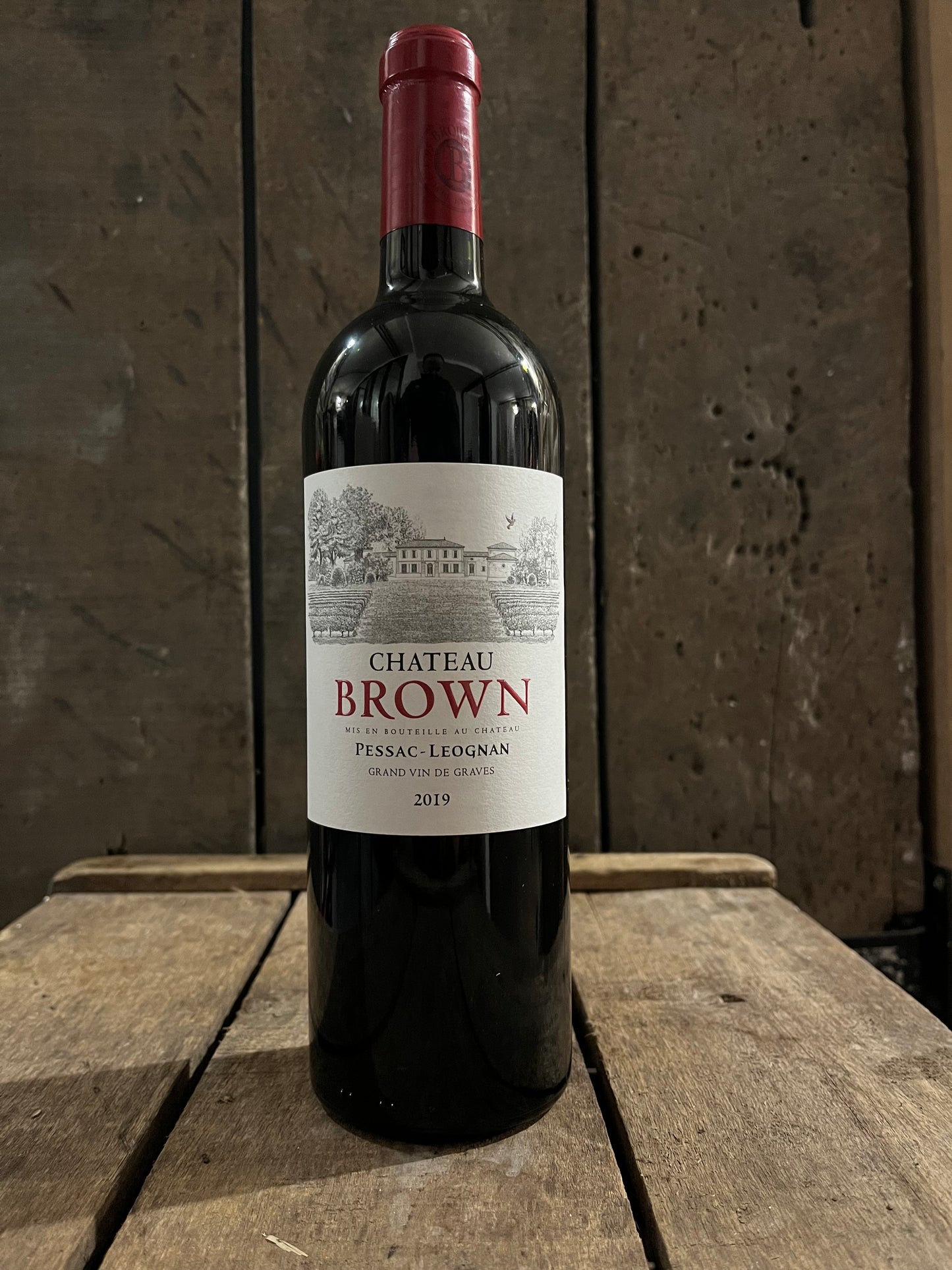 Château Brown rouge 2019 - Pessac Léognan - carton de 6