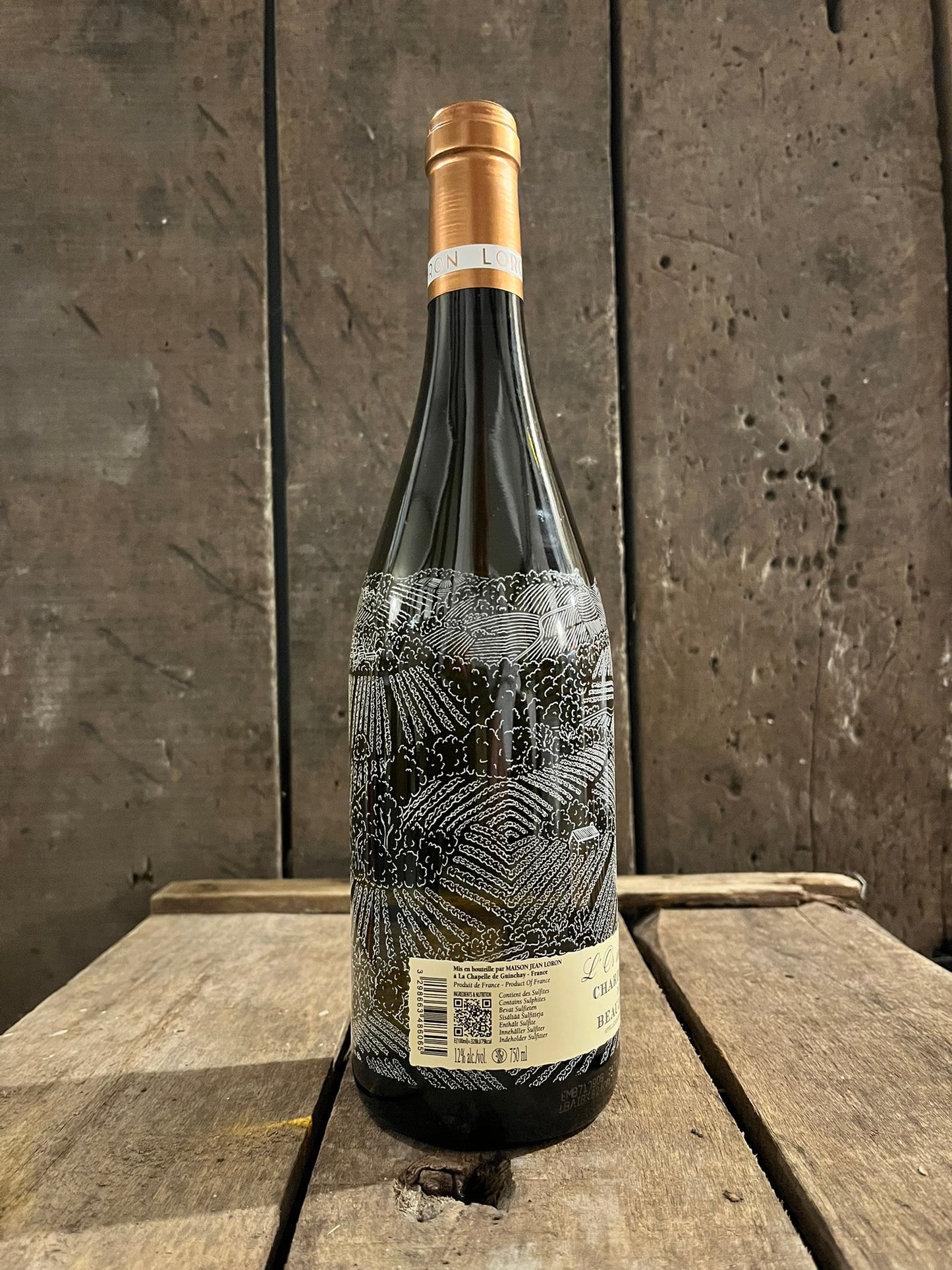 Beaujolais blanc 2024 - L'Or des Pierres sérigraphié  - Domaine Jean Lorron - carton de 6