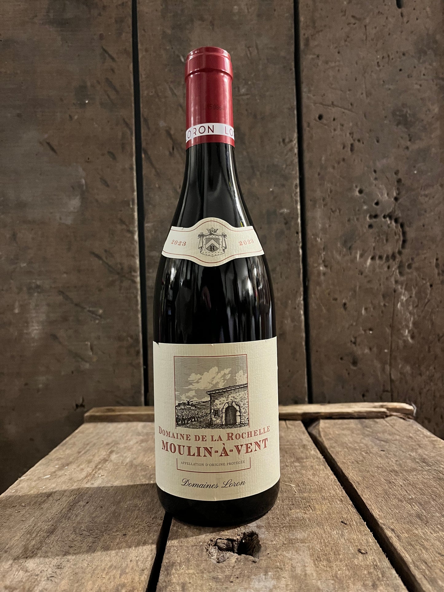 Moulin à Vent rouge 2023 - Domaine de La Rochelle - Maison Jean Loron - carton de 6