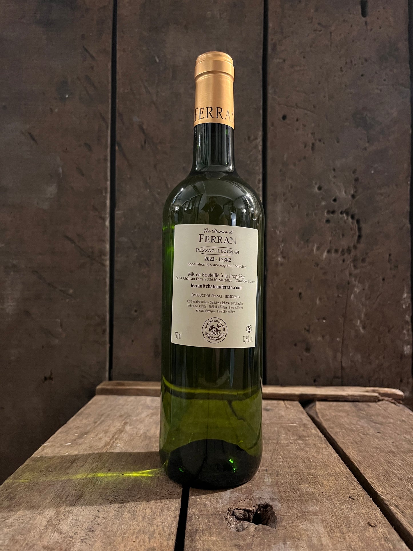 Château Les Dames de Ferran blanc 2023 - Pessac Léognan - carton de 6