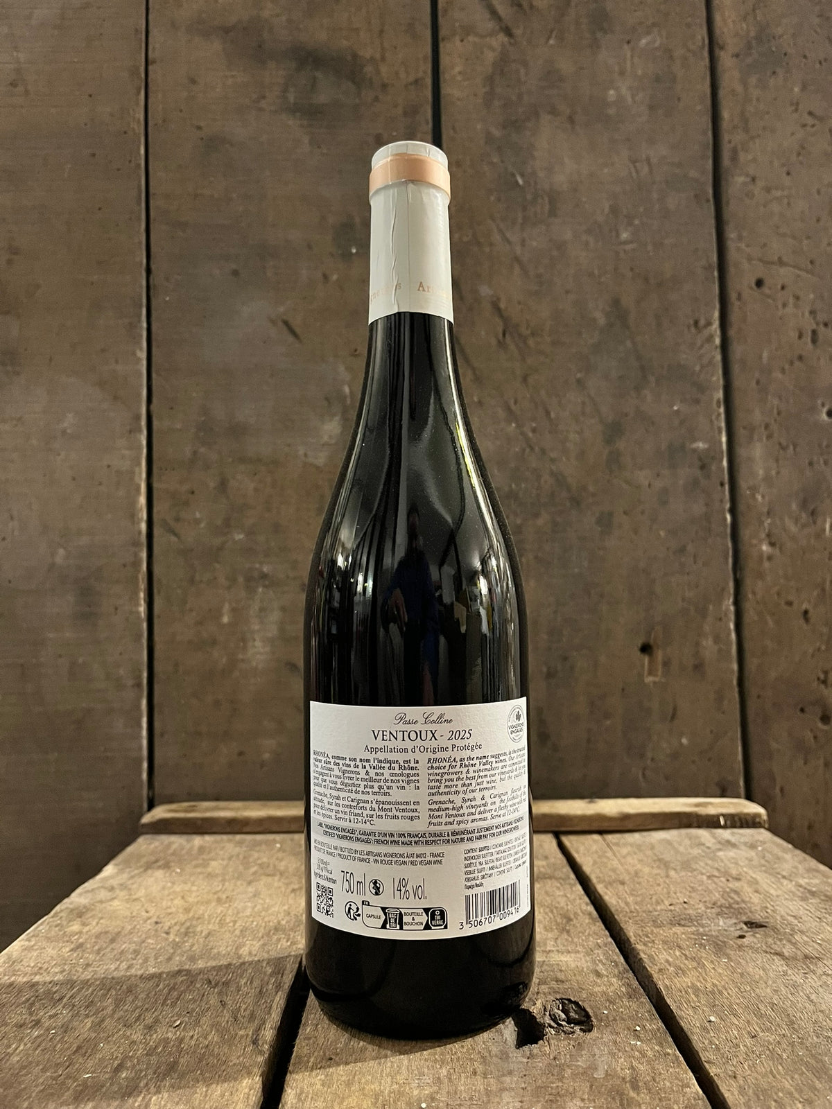 Ventoux rouge 2025 - Passe Coline - Carton de 6 Bouteilles