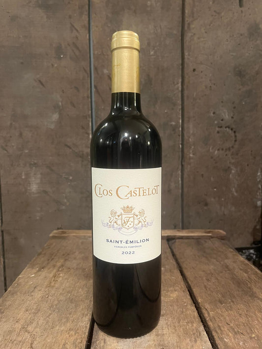 Saint Émilion - Clos Castelot - 2022 - carton de 6